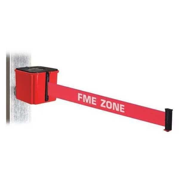 Belt Barrier, 4-1/4" H, FME Belt Message