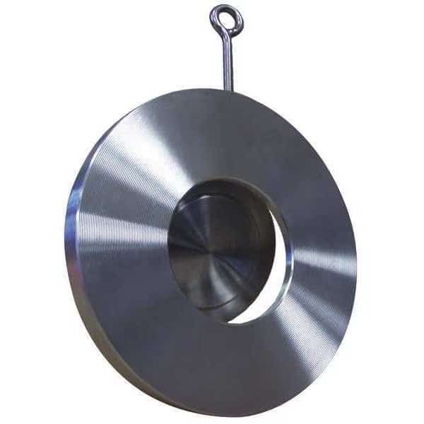 12" Flanged Stainless Steel Wafer Check Valve, CHAMPION, Mfr# 12SDS15-SSP-R