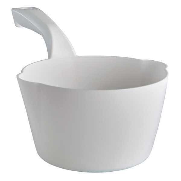 Small Hand Scoop, White, 11-39/64" L