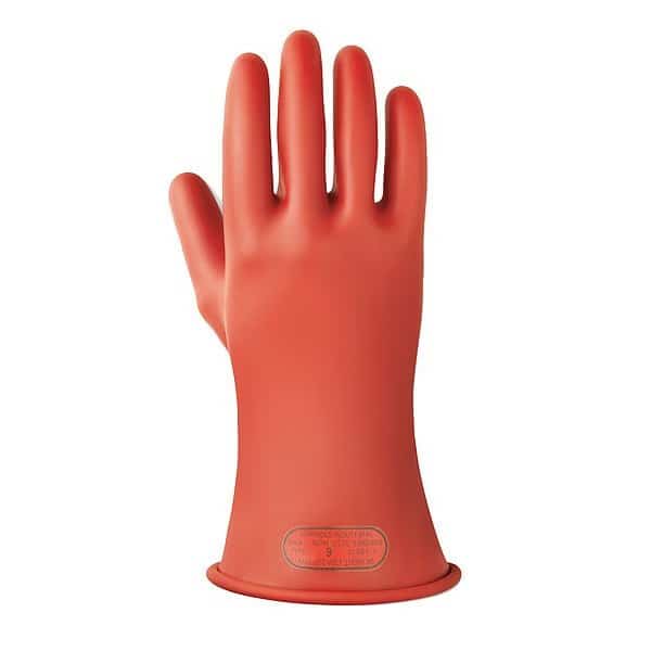 Electrical Gloves, Red, Size 9, 14" L, PR