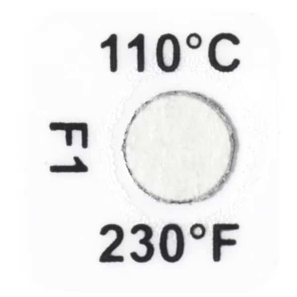 Non-Reversible Temp Indicator, PK1000