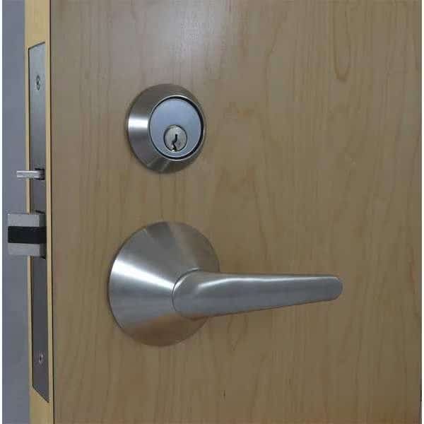 Door Lever Lockset,Mortise,Mechanical, Mfr#: LSL-M25-FP1-630-RHR, SECURITECH