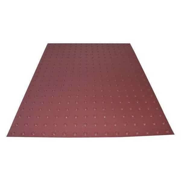 ADA Warning Pad Flexible Cement Red, 3 ft W x 4 ft L, 1 in Thick