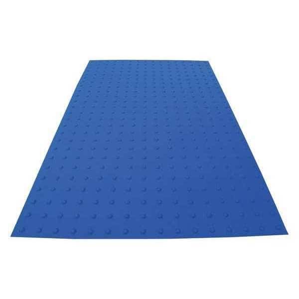 ADA Warning Pad Flexible Cement Blue, 3 ft W x 5 ft L, 1 in Thick