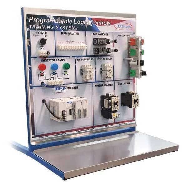 PLC Training System, 26" H, LEARNLAB, Mfr# 722301511510