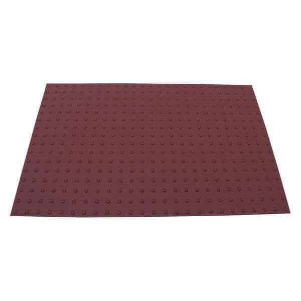 ADA Warning Pad Flexible Cement Red, 3 ft W x 5 ft L, 1 in Thick