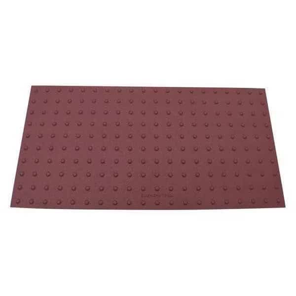 ADA Warning Pad Flexible Cement Red, 2 ft W x 4 ft L, 20 mm Thick