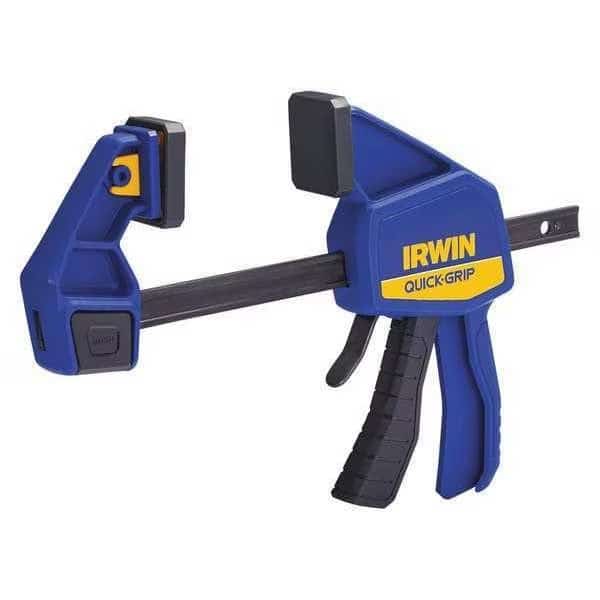 6" Bar Clamp, High Impact Plastic Resin Handle and 3 1/4 in Throat Depth