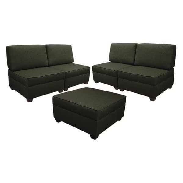30" Storage Sectional, Mocha Tan