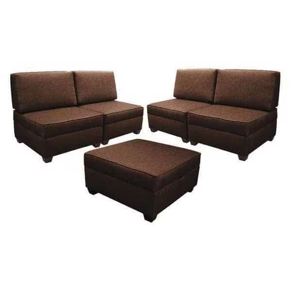 30" Storage Sectional, Brown
