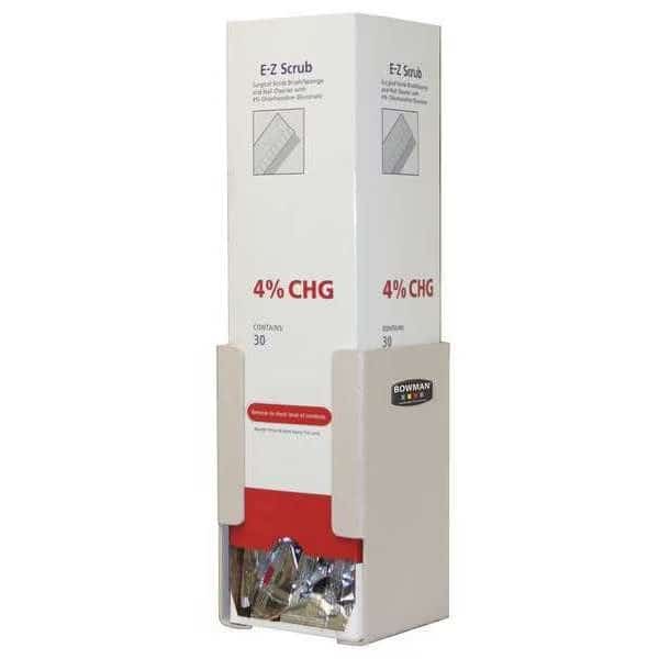 Scrub Brush Dispenser,Beige,5-29/64" D, Mfr#: CL007-0212, BOWMAN DISPENSERS