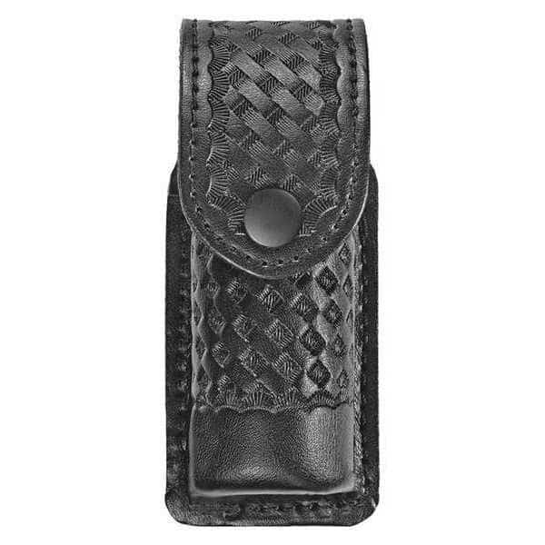 Pepper Spray Holster, Synthetic Leather, Black, S, Snap