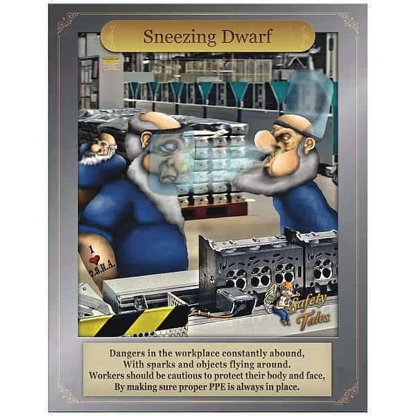 Safety Poster,12 in x 16 in,Paper, Mfr#: 31P-205-02, MANCOMM