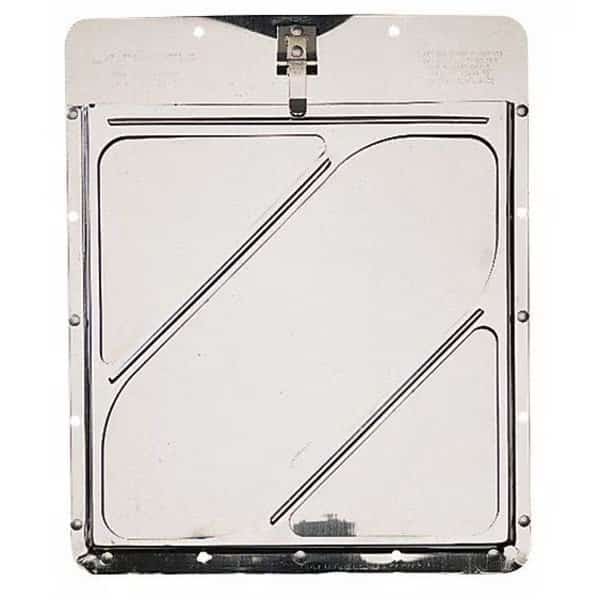 Vehicle Placard Holder, Stainless Steel, 11 7/8 in W x 13 3/4 in H