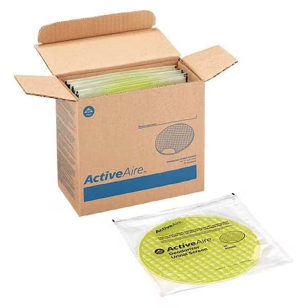 Urinal Screen, 2.8" W, Citrus, PK12