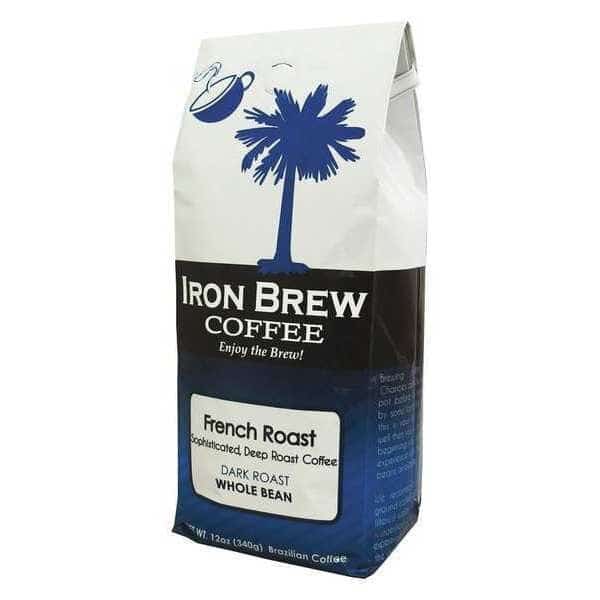 Coffee, French Roast, Bag, Caffeinated, Whole Bean, 12 oz