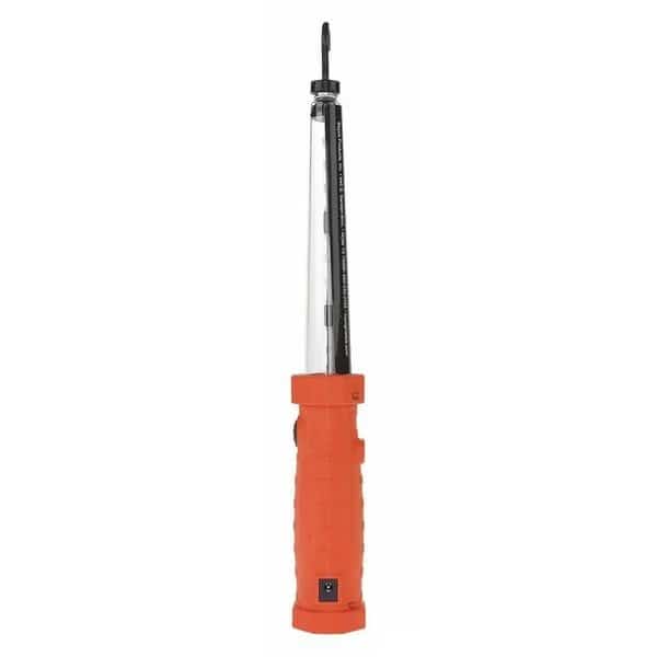 Rechargeable Hand Lamp, LED, 120VAC, Red