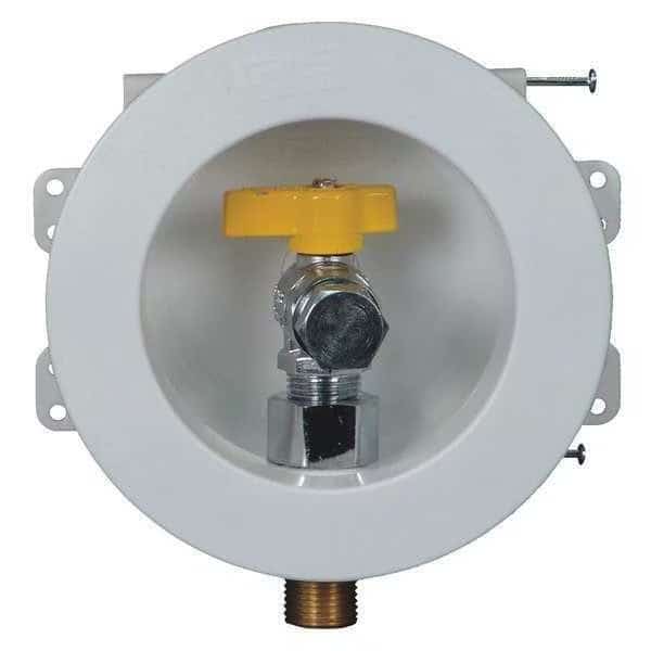 Gas Outlet Box Mini Round 1/2"