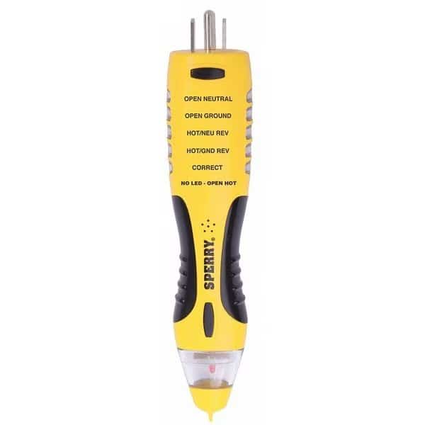 GFCI with Non-Contact Voltage Tester