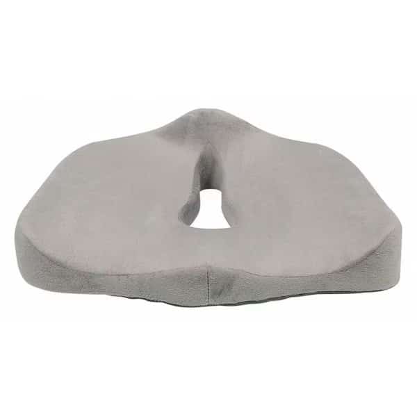 Seat Cushion, Black, 12" L, Polyester