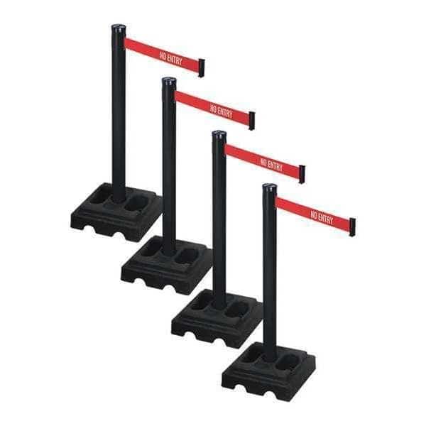 Barrier Systems, 10 ft Length, 40 in Post Height, No Entry