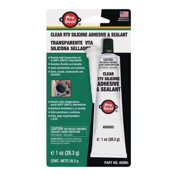 Sealant Gasket Sealant, 1 oz, Clear, Temp Range -75 to 500 Degrees F