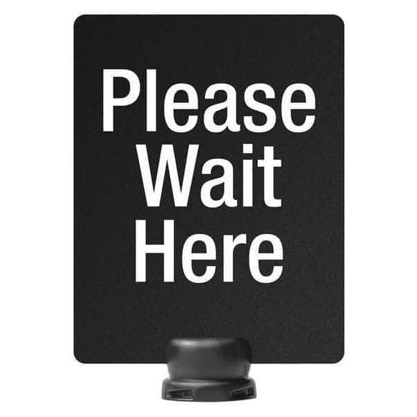 Sintra Sign, Message Please Wait Here, 80-1141TV/P4S