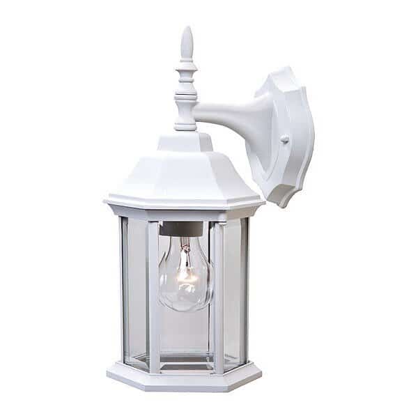 Wall Light, 1-Light, Textured White