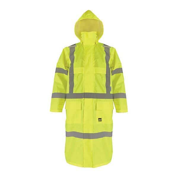 Coat, Polyester/PU, Hi-Viz, S
