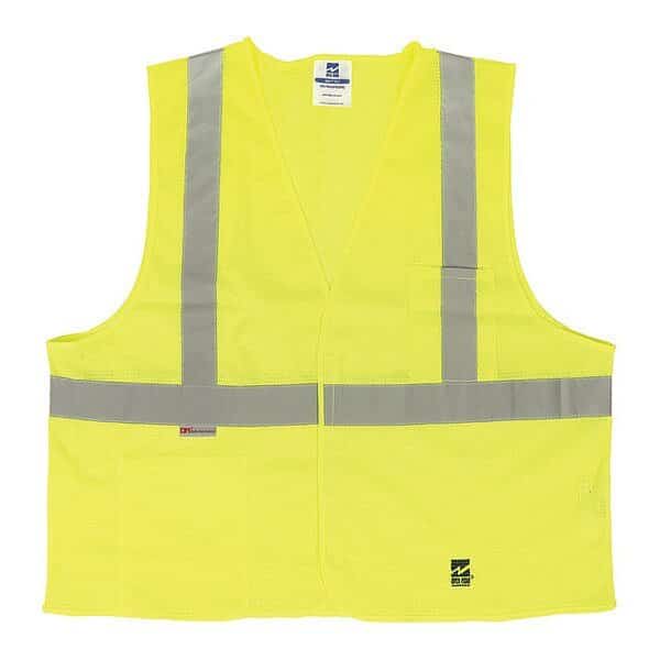 Safety Vest, Mesh, Green, L/XL, PK25