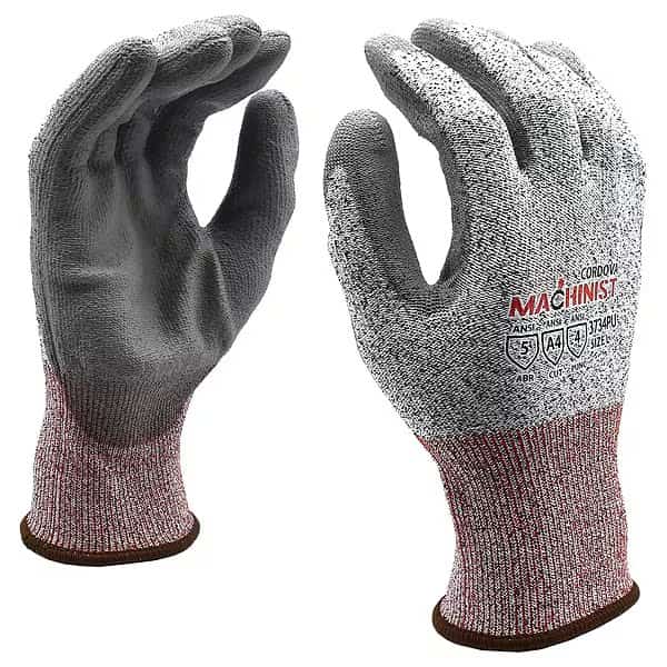 Cut-Resistant Coated Gloves, Cut Level A4 , Polyurethane , XL 1 PR