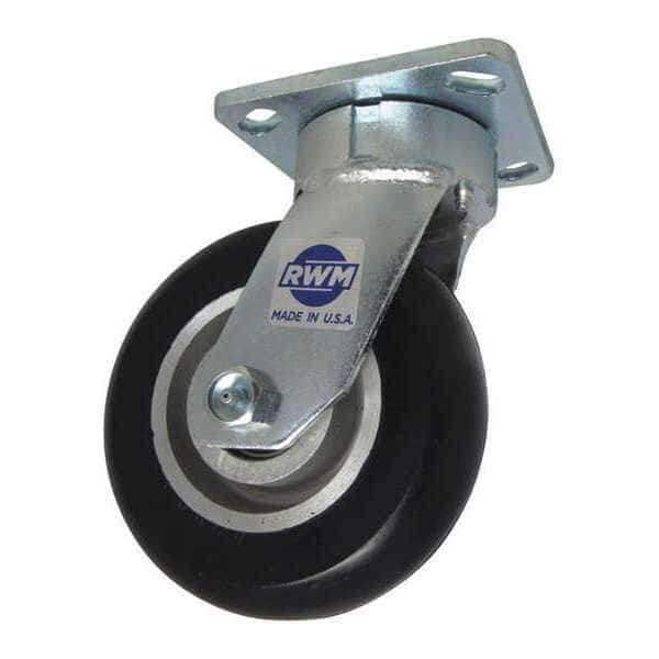 Kingpinless Plate Caster,Swivel,1230 lb., Mfr#: 65-UAB-0621-S-2.5 LD, RWM