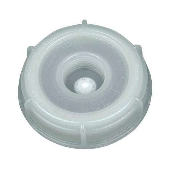 Plastic Pail Lid, Round, White, 2-3/4", PK10