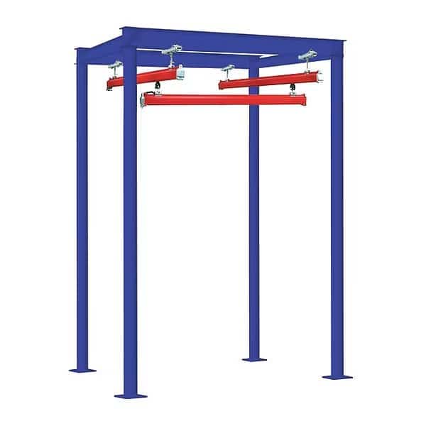 Vertical Post,19-43/64 ft. Rail Span, Mfr#: FWS-30606, DEMAG