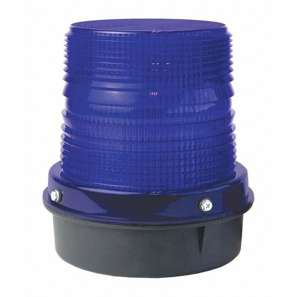 Strobe Light,Aluminum/Plastc,Blue,120VAC, Mfr#: 540-001, HUBBELL GAI-TRONICS