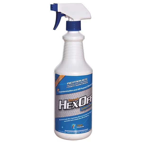 Cleaner, 1 qt. Trigger Spray Bottle, Citrus, 12 PK, HYGENALL HEXOFF, Mfr# HXLS9001Q