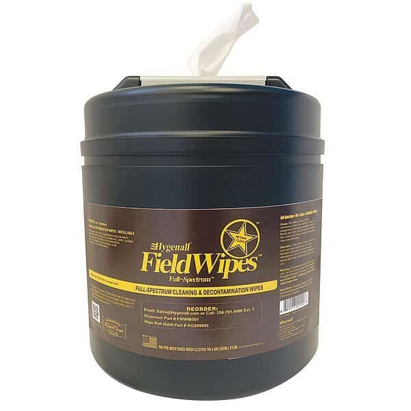 Wet Wipe Dispenser,Manual,Black,PK2, Mfr#: FWWM501, HYGENALL FIELDWIPES