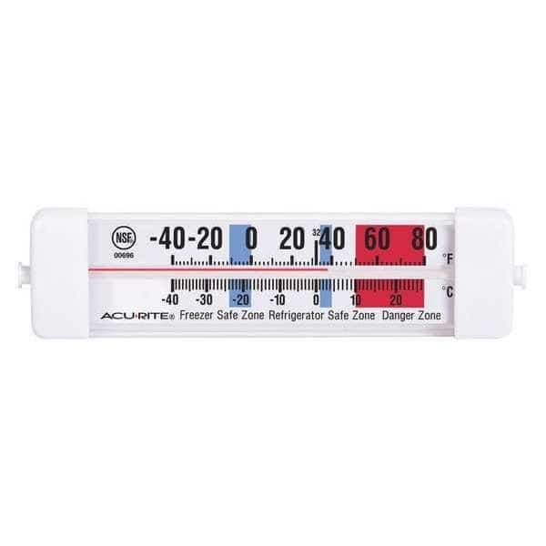 Analog Thermometer, 5" H, 13/16" D.