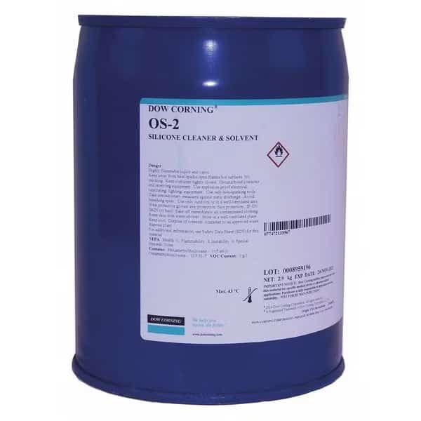 Cleaner and Surface Prep, 2.9 kg, Pail, Clear, Silicone Base, OS-2