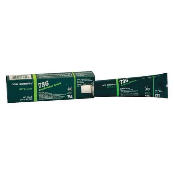 Heat Resistant Sealant,90mL,Red, Mfr#: 2423472, DOW CORNING