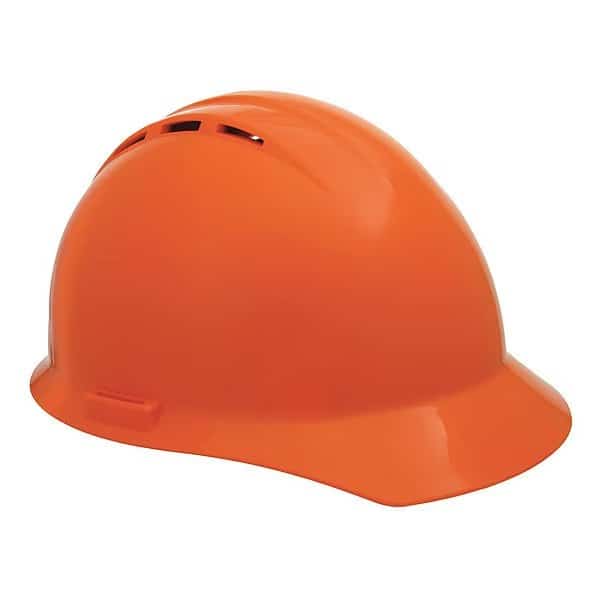 Hard Hat,Type 1, Class C,Hi-Vis Orange, Mfr#: 19455, ERB SAFETY