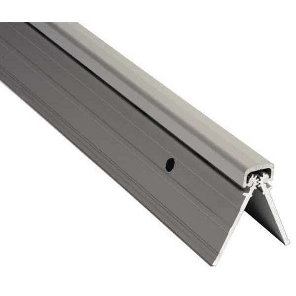 Piano Hinge, Bronze, Concealed Mounting, 1 9/16 in Leaf W x 83 in Leaf H, Anodized Aluminum