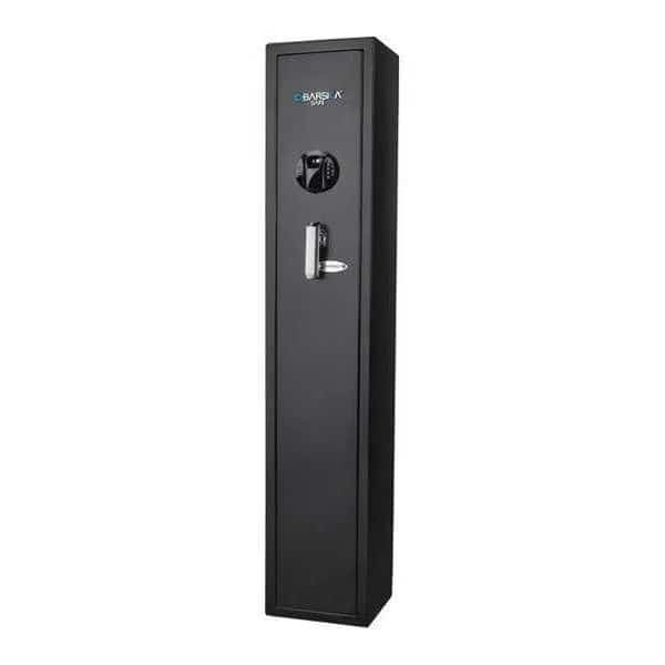 Rifle & Gun Safe, Biometric Lock, 66 lbs, 1.8 cu ft, Not Rated, (4) Rifles