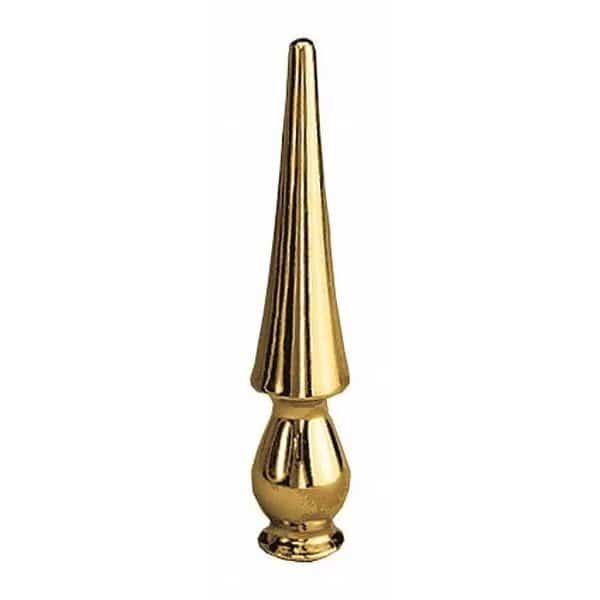 Indoor Flagstaff Head, Brass, 8" H