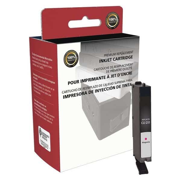 Ink Cartridge, Magenta, Remanufactured, CLOVER, Mfr# CIG-6515B001