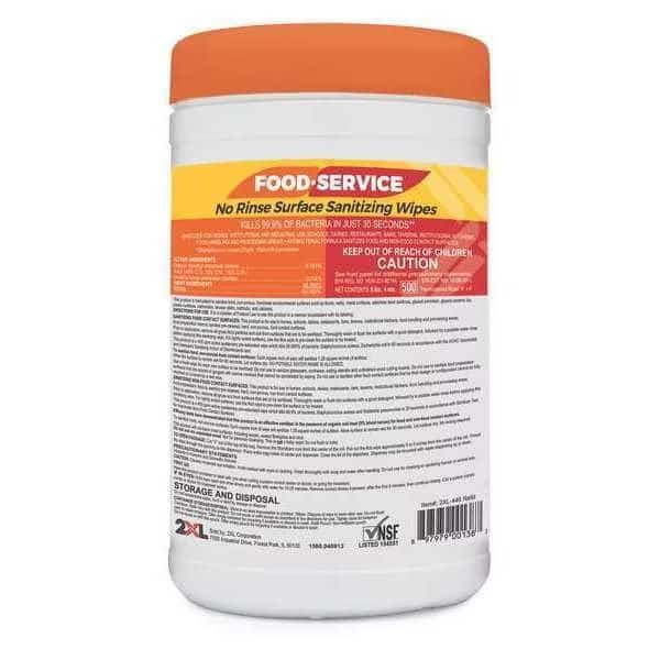 Food Surface Sanitizing Wipes - 70ct Canister, PK6