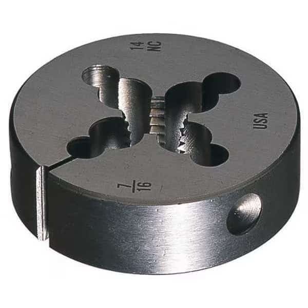 Round Threading Die,M10x1.50,HSS, Mfr#: 415824, GREENFIELD THREADING