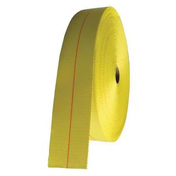 Bulk Webbing, Yellow, 50 ft. L, 3" W