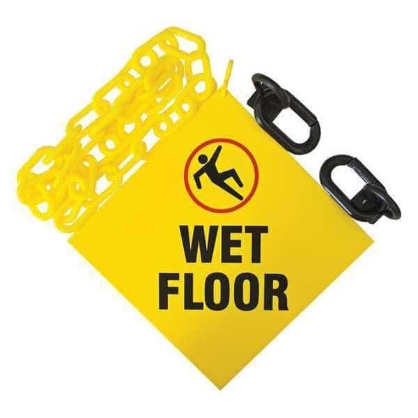 Sign Kit, Size 3 ft., Yellow, 7403WF