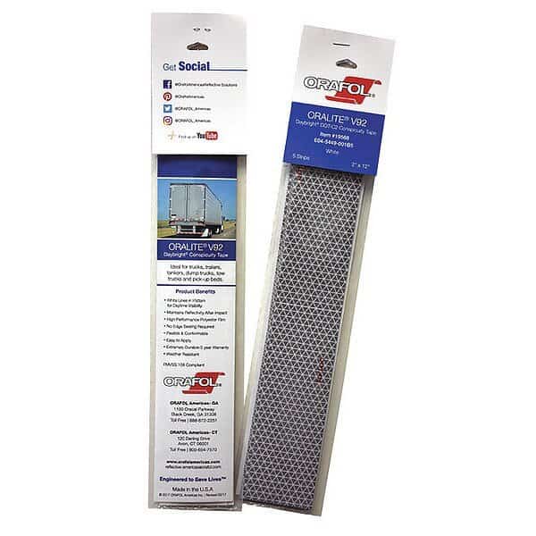 Reflective Tape, Truck/Trailer Type, PK5, ORALITE, Mfr# 19568
